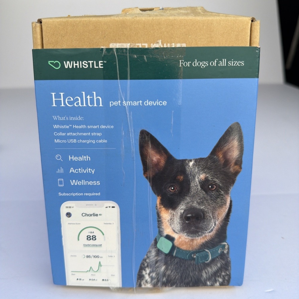 Whistle Health Smart Device Dog Pet Health and Fitness‎ Activity Tracker Monitor